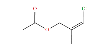 (Z)-3-Chloro-2-methylallyl acetate